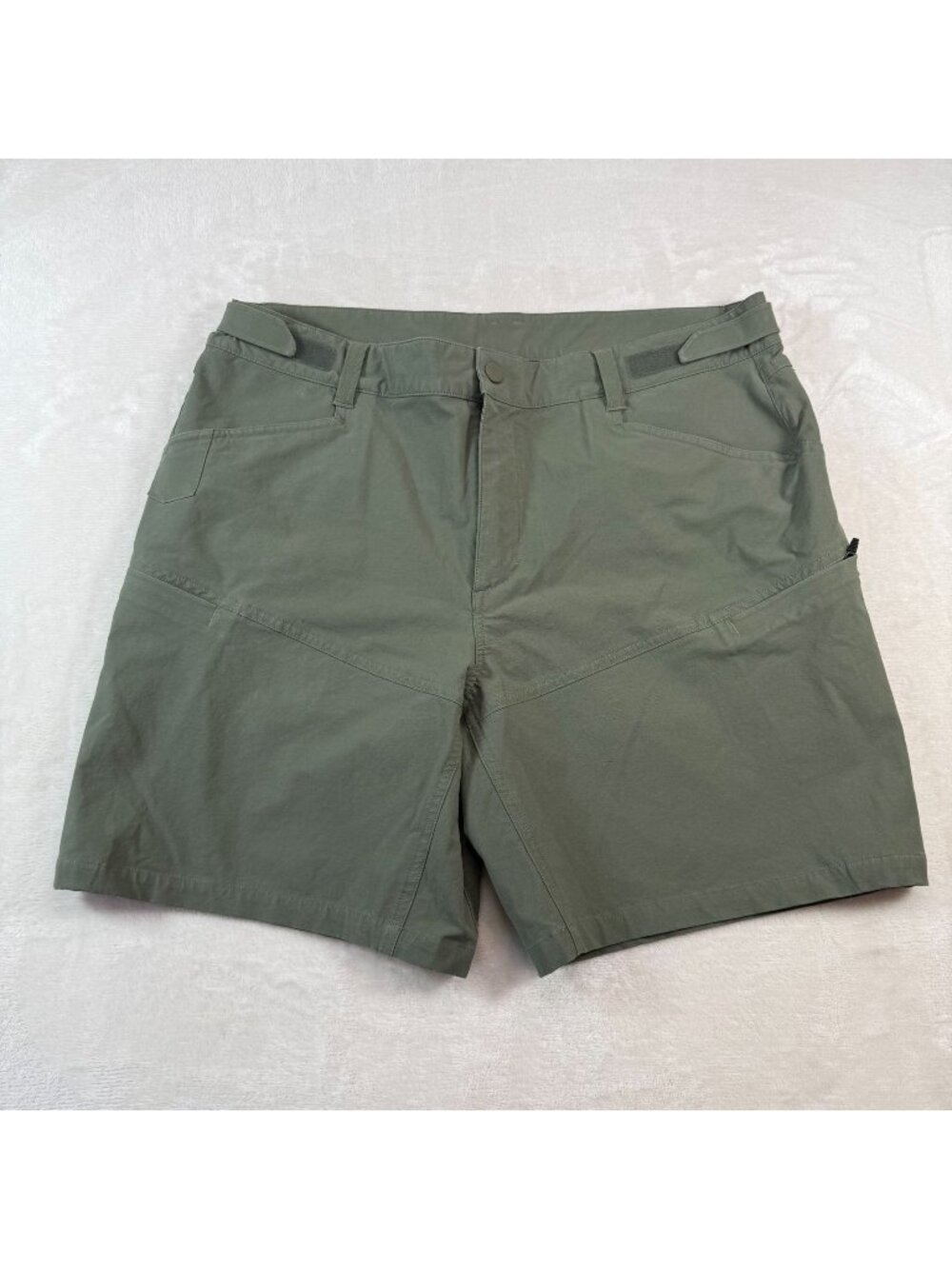 Ten Thousand Olive Green Tactical Utility Shorts Mens 36 Canvas Hiking Outdoor